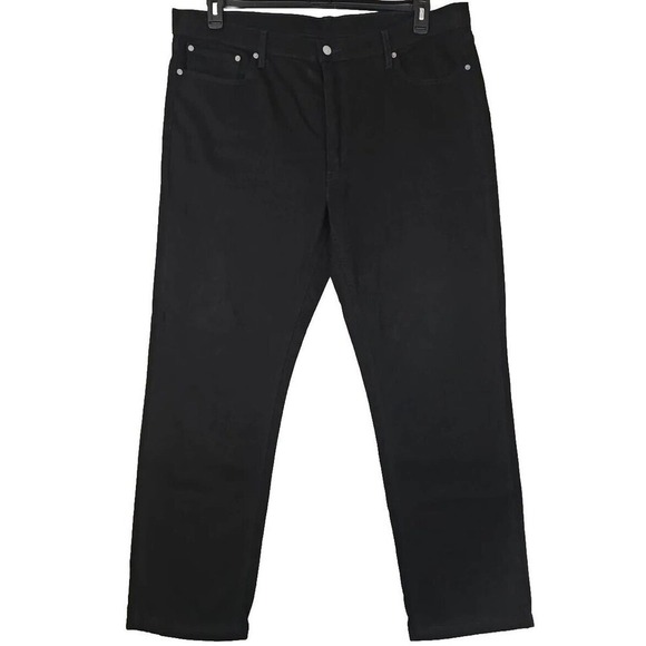 Levi's 541~Men's Size 42 x 32~Black Denim Athletic Water Less Jeans Cotton Blend - Picture 4 of 12
